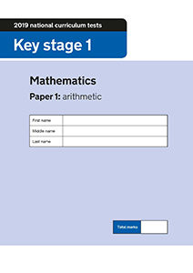 2019 KS1 Maths Paper 1 Arithmetic