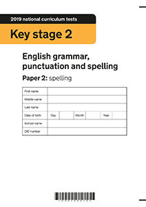 2019 KS2 English GPS Paper 2 Spelling