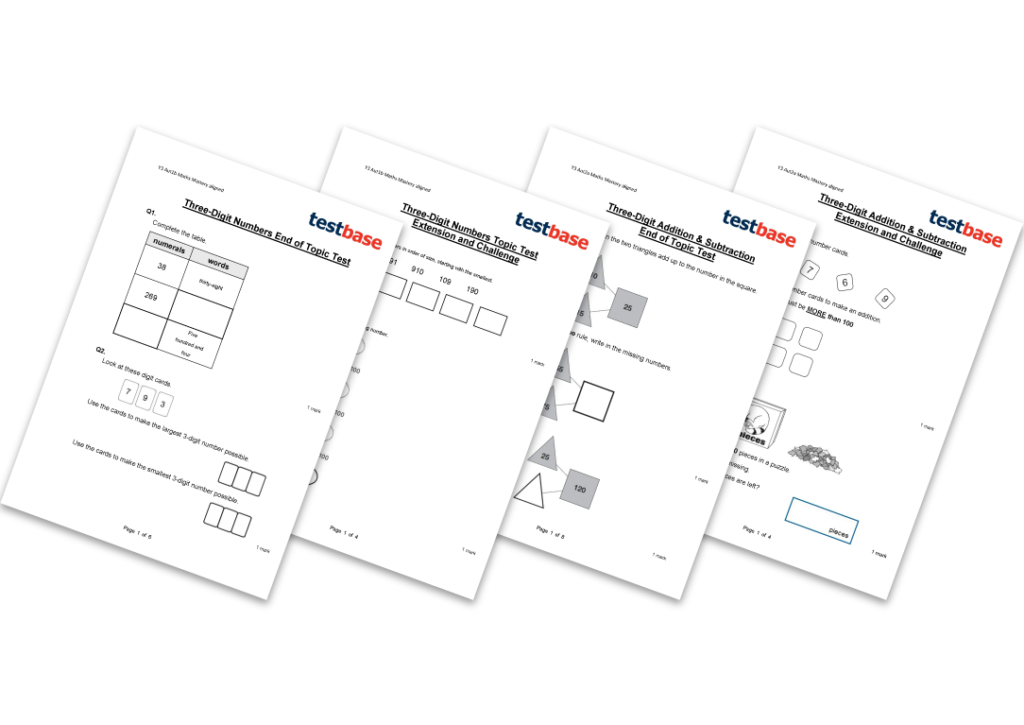 Topic Tests - White Rose and Maths Mastery aligned | Testbase